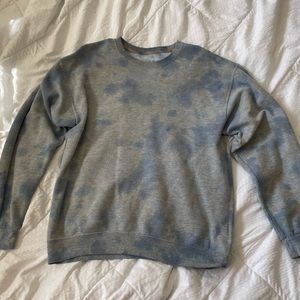 Sweatshirt Gray/Blue tie-dye large